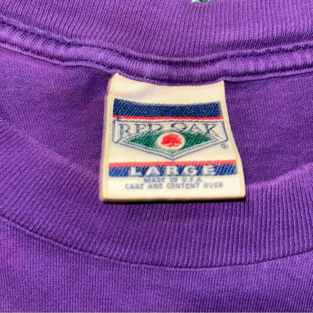 Kansas State Wildcats Vintage 90s DISTRESSED Shirt L Red Oak tag NCAA College